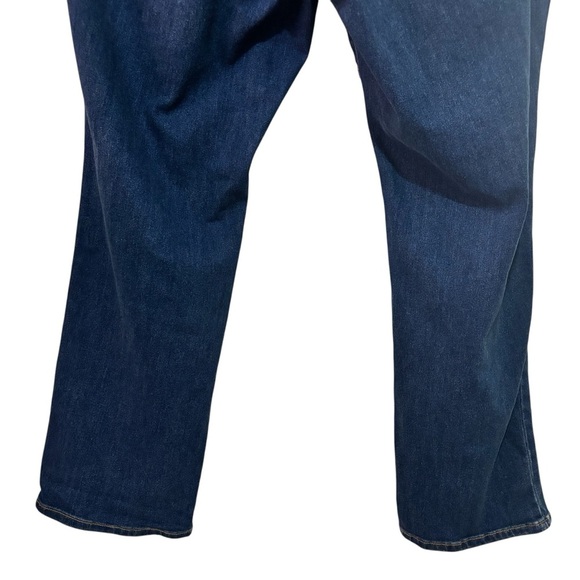 Old Navy Mid-Rise Power Slim Straight Blue Distressed Jeans Women’s Size 20 - Picture 9 of 16